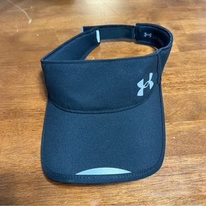 Under Armour Men's UA Launch Run Visor 1361563-012 Pitch Gray OSFM
